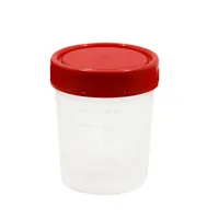 Copo de parafuso de 30ml, coletor de urina estéril à prova de vazamento, recipiente de espécies