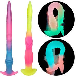 Novedoso Tapón Anal de Silicona <span class=keywords><strong>Extra</strong></span> Largo, Dildo Irregular de Diseño Especial, Entrenador Anal de Fantasía, Juguetes Sexuales para Hombres y Mujeres - Product Image 6