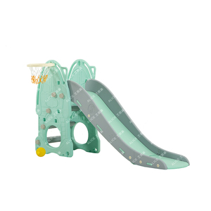 Combinaison de toboggan éducatif en plastique pour l'intérieur des écoles maternelles, idéale pour les résidences et les jardins - Product Image 1