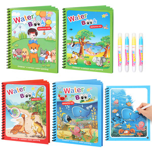 Trẻ Em Vẽ Tranh Đầy Màu Sắc Ma Thuật Nước Vẽ Cuốn Sách Bút Tô Màu Số Vẽ Cuốn Sách Di Động Magic Sketchpad - Product Image 2