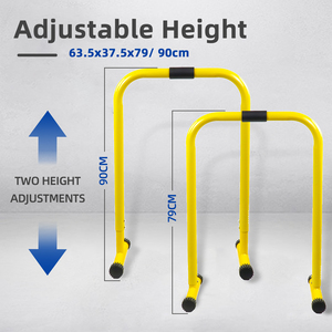 Barras para Flexiones con Dos Alturas Ajustables, Equipo de Gimnasio, <span class=keywords><strong>Barra</strong></span> para Flexiones sin Movimientos Oscilantes para Entrenamiento <span class=keywords><strong>en</strong></span> Casa - Product Image 3