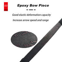 Arc Recurve Traditionnel Rising Sun God 20 lb avec Ensemble de Flèches – Équipement de Chasse et d'Entraînement en Plein Air pour Débutants – Corde d'Arc en Bois et Résine