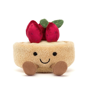 Jelly Cat UK per Fun Fluffit Strawberry Tower Cake Peluche Corto, Bambola Comfort, Statuetta, Regalo 8cm 14+ - Product Image 5