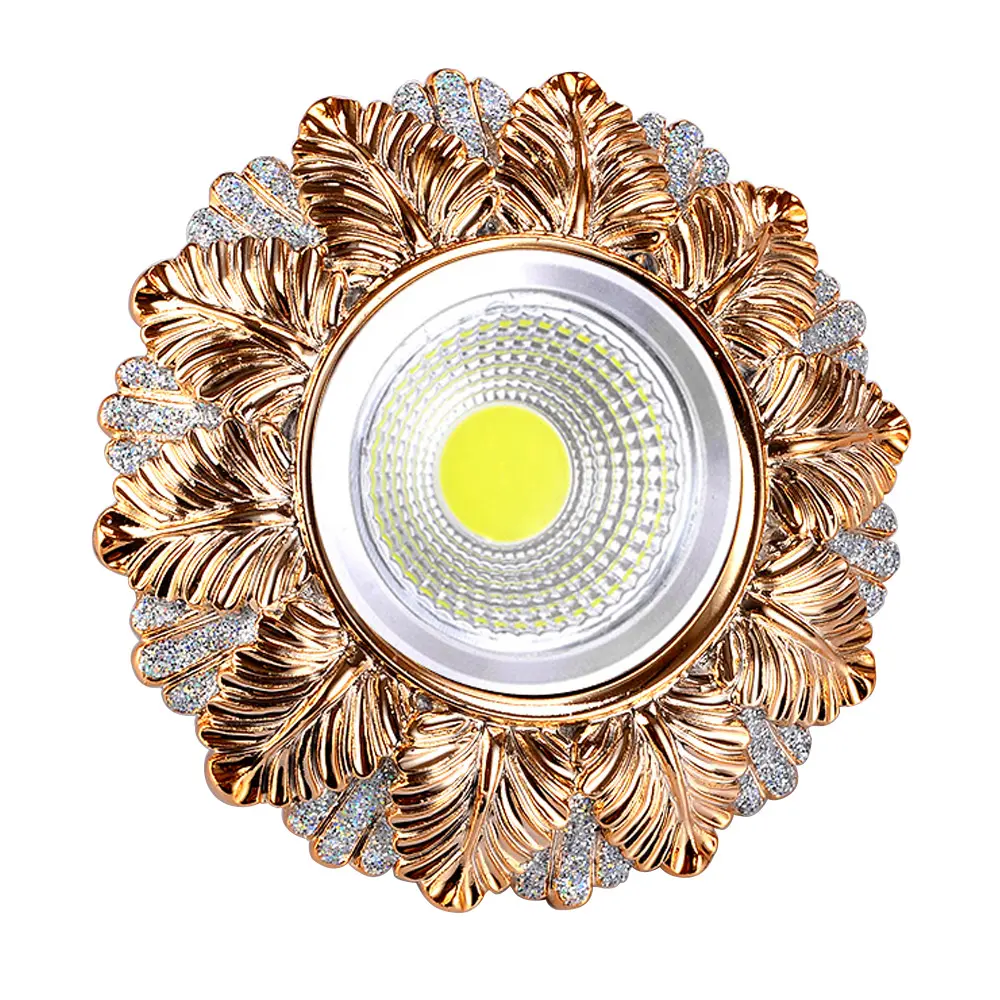 Spot lumineux led circulaire encastrable pour le plafond, éclairage d'intérieur, luminaire de plafond, 3/5/7/9/12/15/18W, 6 pouces, 1 unité