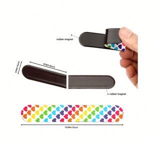 Marcapáginas Magnético Personalizado de Estilo Chino, Grabado Láser, Metálico Dorado, con Nombre, Impresión Personalizada - Product Image 5