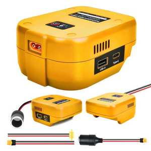 Adaptateur de prise d'alimentation pour batterie Milwaukee <span class=keywords><strong>18V</strong></span> ABS vers convertisseur de puissance de sortie 12V (OEM) - Product Image 3