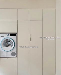 Armário Personalizado para Lavanderia com Espaço para Máquina de Lavar e Secar, Economia de Espaço para Unidade de Armazenamento de Lavanderia em Casa - Product Image 6