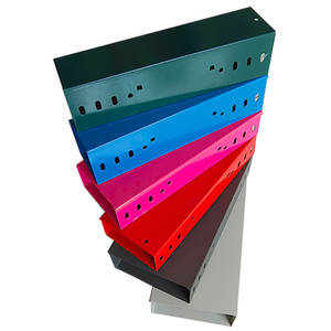 Plateaux à câbles personnalisables en acier galvanisé à chaud, revêtement poudré, différentes couleurs, type cheminée, pour la pose de câbles - Product Image 5