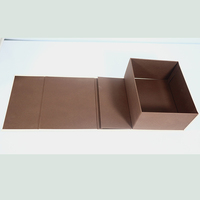 Emballage de boîte magnétique rigide en papier de carton recyclable de taille personnalisée boîte cadeau magnétique pliable de luxe avec couvercle magnétique