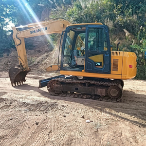 รถขุดตีนตะขาบขนาดเล็กยี่ห้อชั้นนำของจีน Shantui SE75 พร้อมเครื่องยนต์ Kubota - Product Image 3