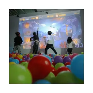 Advertising Display 3D Holographic Projection Best Interactive Projector wall Games for indoor park