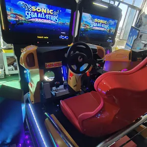 高品质游乐园硬币操作驾驶街机模拟器出售游戏机赛车