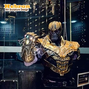 Statua in Resina di Thanos degli <span class=keywords><strong>Avengers</strong></span> <span class=keywords><strong>Marvel</strong></span> di Alta Qualità, Grande Formato, Scultura del Personaggio Cinematografico Ironman - Product Image 5