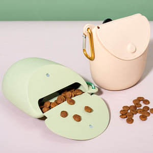 Portable Pet Chien Nourriture Formation Snack Titulaire Sac Alimentaire Taille Sac Silicone Pet Feeder Chien Snack Traiter Pochette Sac - Product Image 5