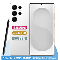 Nuevo Teléfono Inteligente S25 Ultra Original de 16GB+1TB con Android 15, 4G 5G, Doble SIM, Doble Modo de Espera, Versión Global Desbloqueada