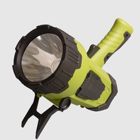 Lampe de recherche portable rechargeable 6V 10W pour le camping, la chasse et les situations d'urgence, étanche IP55, avec poignée, lampe de recherche LED