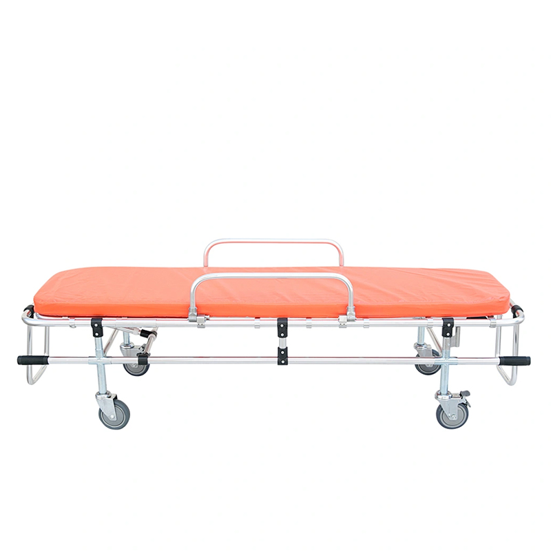 MN-AS007-1  Hospital Equipment Folding First Aid Ambulance Stretcher Transport Patent Trolley