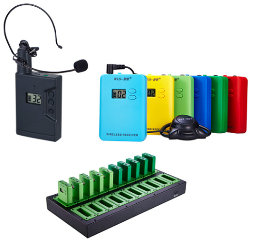 For Government/Museum/School/Training, Rechargeable Wireless Tour Guide System /audio System Tour Guide ,WUS069RC