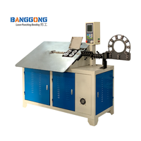 Machine de pliage de fil CNC 2D semi-automatique synchronisée, alimentation directe usine, composants PLC, moteur 2,3 kW, acier inoxydable