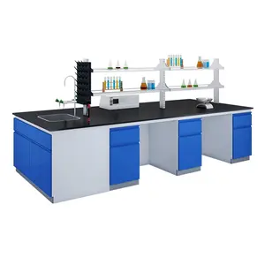 Wholesale Good Quality Wood School Science Laboratory Bench With Granite Worktop