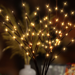 Hot Sell 20 Leds Tree Willow Twig <strong>Light</strong> <strong>Branch</strong> String Lamp for Christmas Wedding Battery Powered for Home Decoration - Product Image 2