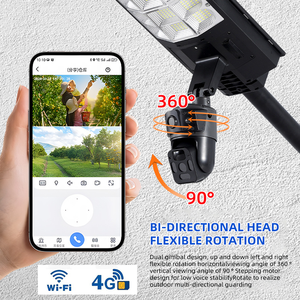 New <b>Solar</b> Street Light WIFI 4G Monitoring Motion Sensor Outdoor High Definition Night Vision <b>Camera</b> 360-Degree Coverage SS-JK so - Product Image 5