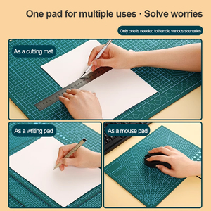 A2 A1 grand <span class=keywords><strong>tapis</strong></span> <span class=keywords><strong>de</strong></span> coupe en PVC en silicone auto-cicatrisant <span class=keywords><strong>tapis</strong></span> <span class=keywords><strong>de</strong></span> <span class=keywords><strong>couture</strong></span> <span class=keywords><strong>de</strong></span> bureau épais pour couper et coudre - Product Image 3