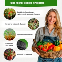 Assortiment de 15 variétés de graines de légumes de jardin non-OGM, poivrons anciens - poivrons doux, piquants et poivrons de Cayenne pour culture hydroponique en intérieur