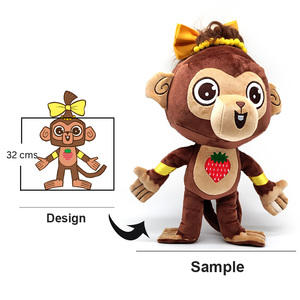 YUSHI Giocattoli di <span class=keywords><strong>Peluche</strong></span> Personalizzati di Alta Qualità con Logo, Simpatici Animali di <span class=keywords><strong>Peluche</strong></span> Mascotte, Produttore OEM ODM di <span class=keywords><strong>Peluche</strong></span> su <span class=keywords><strong>Disegno</strong></span> - Product Image 1