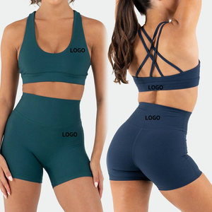 Miqi nouveau <span class=keywords><strong>justaucorps</strong></span> dos nu combinaison sportive femmes Yoga costume pour Fitness femmes vêtements de sport body OEM conception personnalisée Logo - Product Image 1