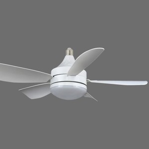 Lámpara de <span class=keywords><strong>ventilador</strong></span> de tornillo LED de <span class=keywords><strong>diseño</strong></span> moderno E27 con control remoto, lámpara de bombilla de <span class=keywords><strong>ventilador</strong></span> de techo pequeña 433, lámpara de bombilla de <span class=keywords><strong>ventilador</strong></span> grande de 520mm - Product Image 2