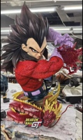 Statue de Vegeta Super Saiyan 4 en résine, taille réelle 1:1, haute qualité, Dragon Ball GT, figurine d'anime, objet de collection, décoration