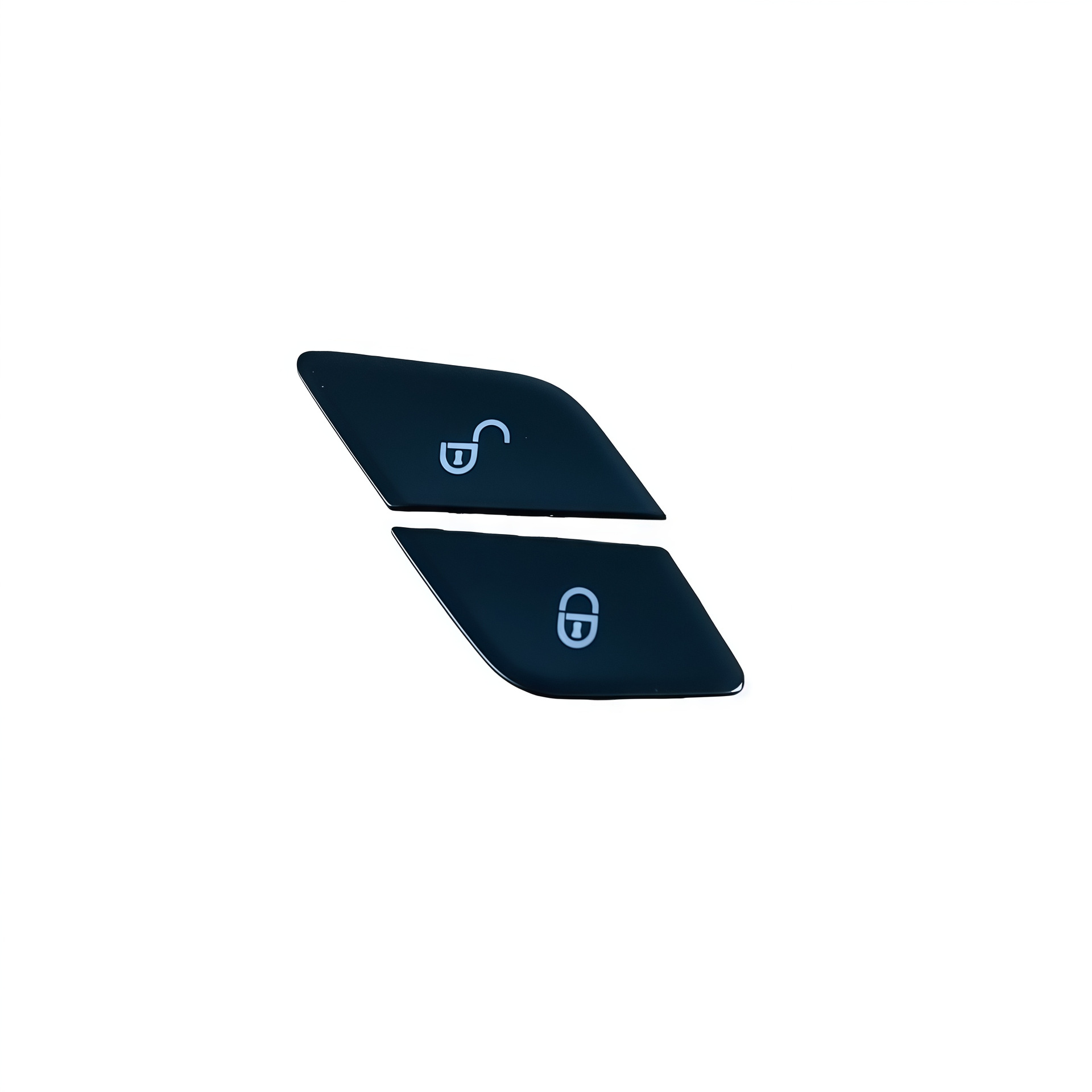 Asiento del pasajero [juego de 2 piezas] Negro