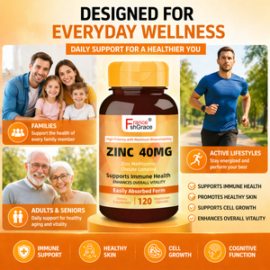 Nouveauté : Complément de zinc pour favoriser la santé de la peau chez les adultes, améliore l'élasticité de la peau, capsules de zinc, 120 capsules - Product Image 3