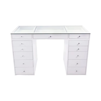 Coiffeuse Phoenix Home Bureau de maquillage au design simple Coiffeuse en MDF pour chambre à coucher