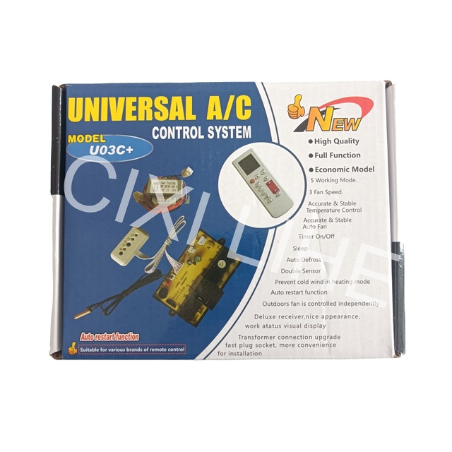 High Quality Universal AC System U03C+ Air Conditioner PCB Board With AC Remote Control System