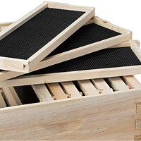 Promotion : Ruche Langstroth complète en bois, 10 cadres, 2/3 couches, avec revêtement en cire