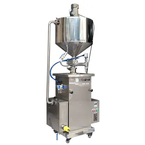 Made In China Sweet Milk Juice Health Care Liquid Product Semi Automatic Piston Filling Machine