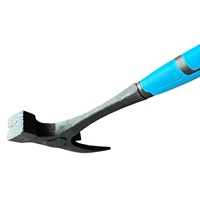 Martillo de una pieza con forma de unicornio y cuerno de oveja, para ingeniería geológica, con imán para clavos
