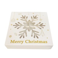 Boîtes en papier de qualité supérieure pour les bonbons du festival du chocolat haut de gamme Boîte d'emballage cadeau de Noël