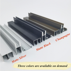 Im Lặng Trượt Cửa Bài Nhạc Và Con Lăn Hiển Thị Tủ 5Mm 8Mm Kính Trượt Cửa Theo Dõi Phần Cứng Kit Cho Đồ Nội Thất Tủ - Product Image 3