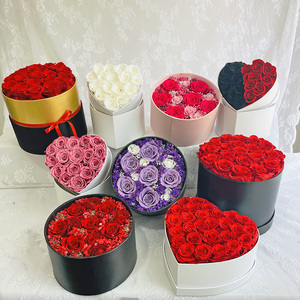 Rosa Preservada con Logotipo Personalizado para el Día de San Valentín, Flor Inmortal, Decoración <span class=keywords><strong>Floral</strong></span> Eterna <span class=keywords><strong>en</strong></span> <span class=keywords><strong>Caja</strong></span> de Regalo Redonda, <span class=keywords><strong>Cuadrada</strong></span> o <span class=keywords><strong>en</strong></span> Forma de Corazón - Product Image 2