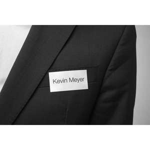 DURABLE - 8333-02 Portapapeles en tela BADGEFIX adhesivo 30x60mm (paquete múltiple)-EAN 4005546806648 INSIGNAS ETIQUETAS DE NOMBRE ADESIVE - Product Image 2