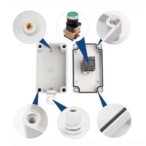 Boîte de commande d'arrêt d'urgence Bouton d'interrupteur extérieur Cassette de protection Bouclier étanche Bouton d'arrêt d'urgence Boîte de commande Ip67 - Product Image 6
