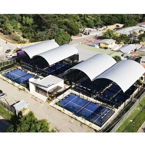 Balles de padel Babolat Premium compatibles avec le meilleur terrain de padel panoramique 10x20m, terrain de padel individuel pour club d'entraînement amateur - Product Image 3