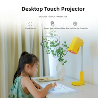 Nouvelle conception compacte, projecteur de table intelligent pour enfants avec écran tactile 4K 720P, apprentissage à domicile, auto-apprentissage et divertissement à domicile