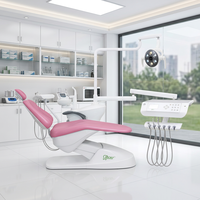 Fauteuil de traitement dentaire ergonomique, prix usine Foshan - Modèle DU-R5, chaise dentaire électrique en métal et plastique