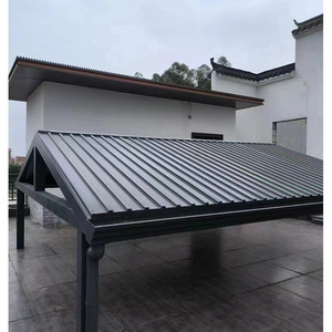 Panneau en aluminium de toit en métal de soulagement de <span class=keywords><strong>matériaux</strong></span> renouvelables de certification environnementale pour des extérieurs <span class=keywords><strong>écologique</strong></span>s de pavillon de parc - Product Image 5