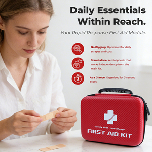 Oripower <span class=keywords><strong>Kit</strong></span> de premiers secours personnalisé OEM/ODM, étanche, en EVA, pour les voyages en plein air, trousse de secours, boîte, équipement médical, fournitures - Product Image 3