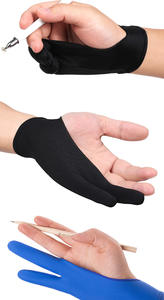 Gant de dessin SUNCETH à deux doigts <span class=keywords><strong>anti</strong></span>-salissure et <span class=keywords><strong>anti</strong></span>-touche accidentelle pour tablette graphique iPad et peinture numérique - Product Image 6